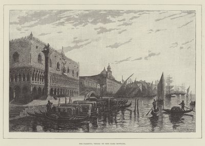 Piazzetta, Wenecja autorstwa Clara Montalba